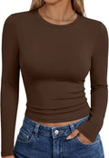 Womens Long Sleeve Basic T Shirt