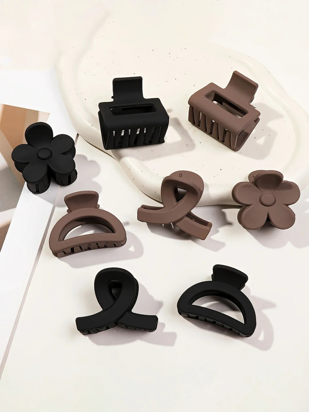 Small Flower Hair Claw Clips
