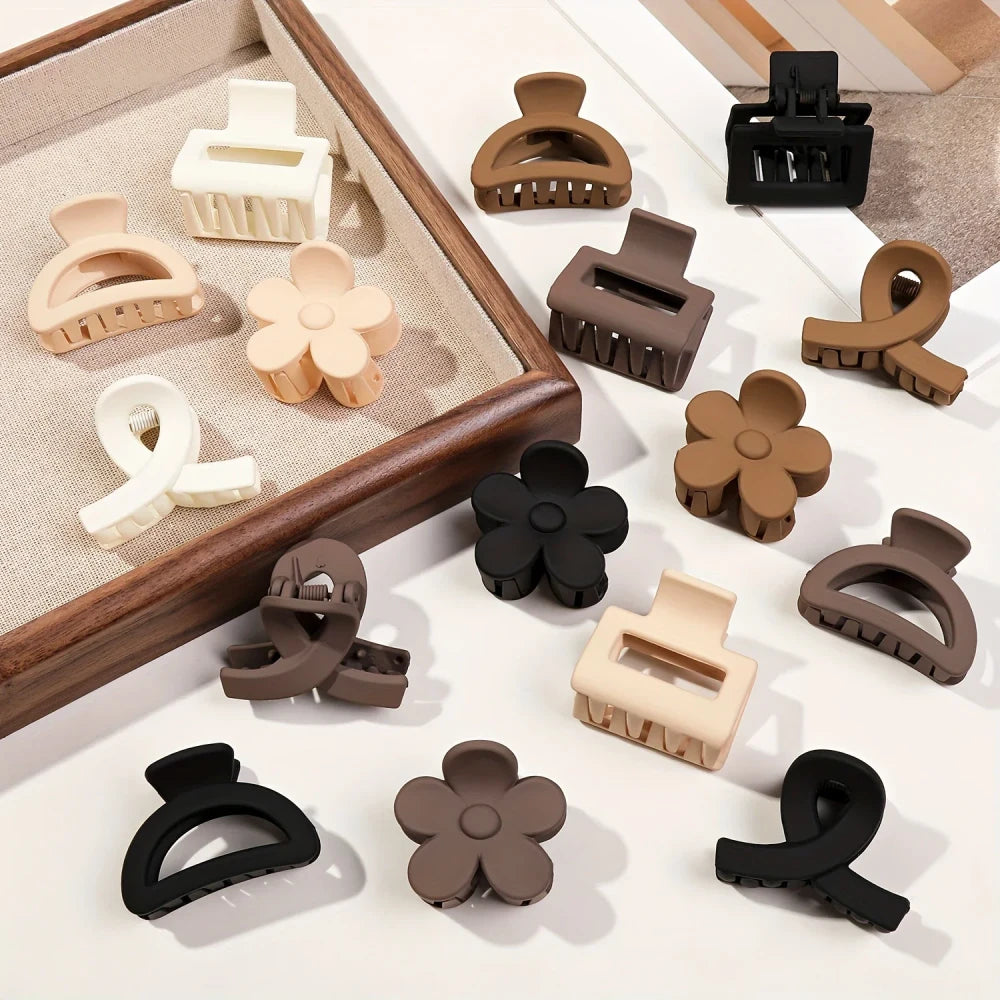 Small Flower Hair Claw Clips