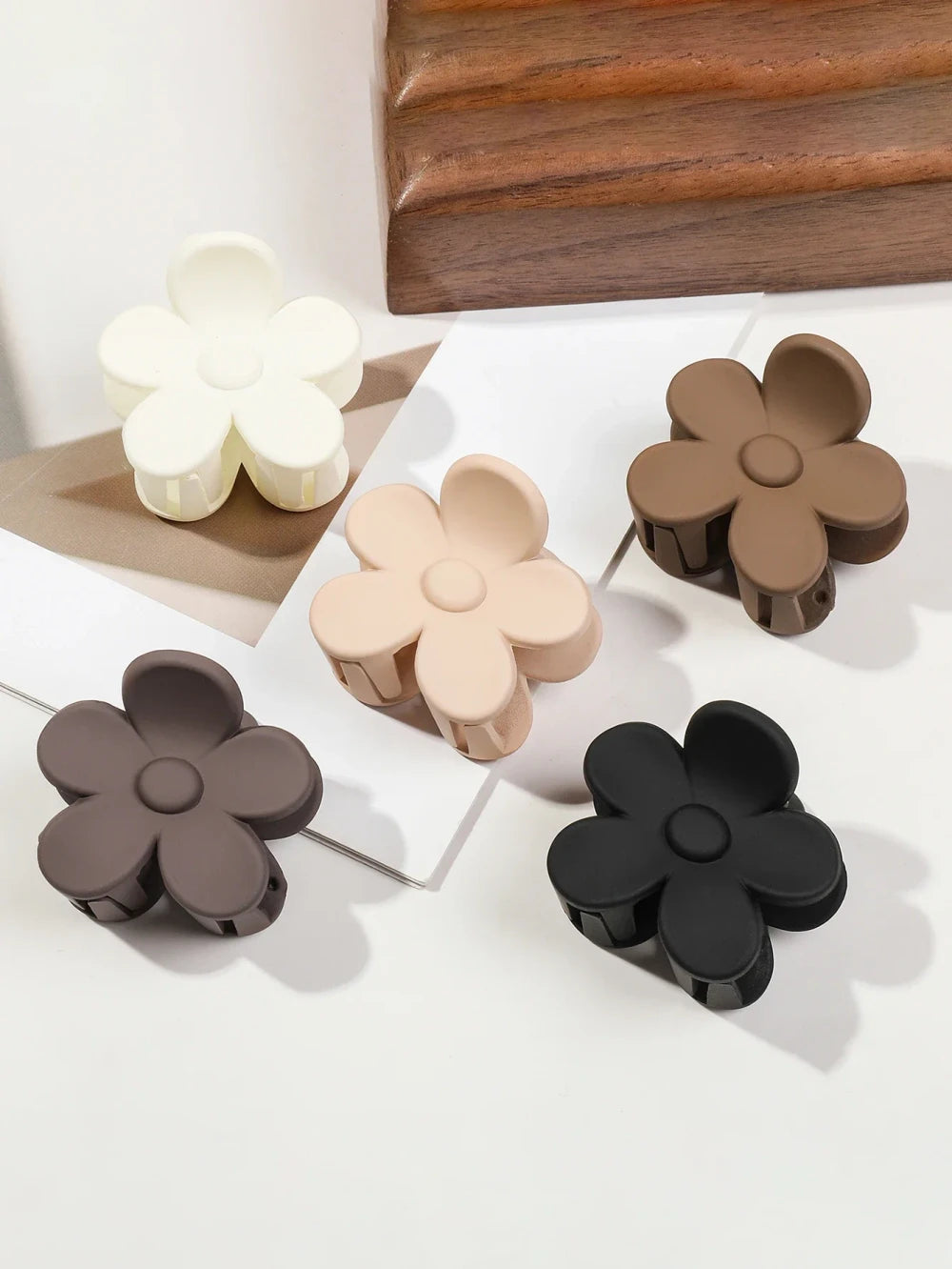 Small Flower Hair Claw Clips